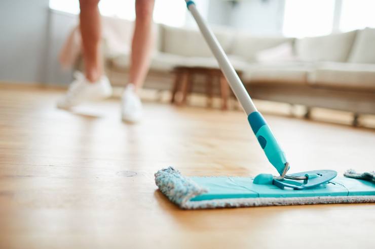 lavare parquet