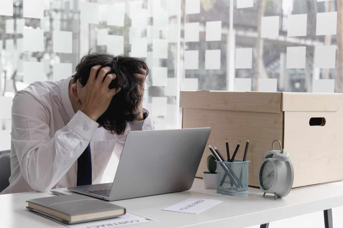 lavoratore stanco